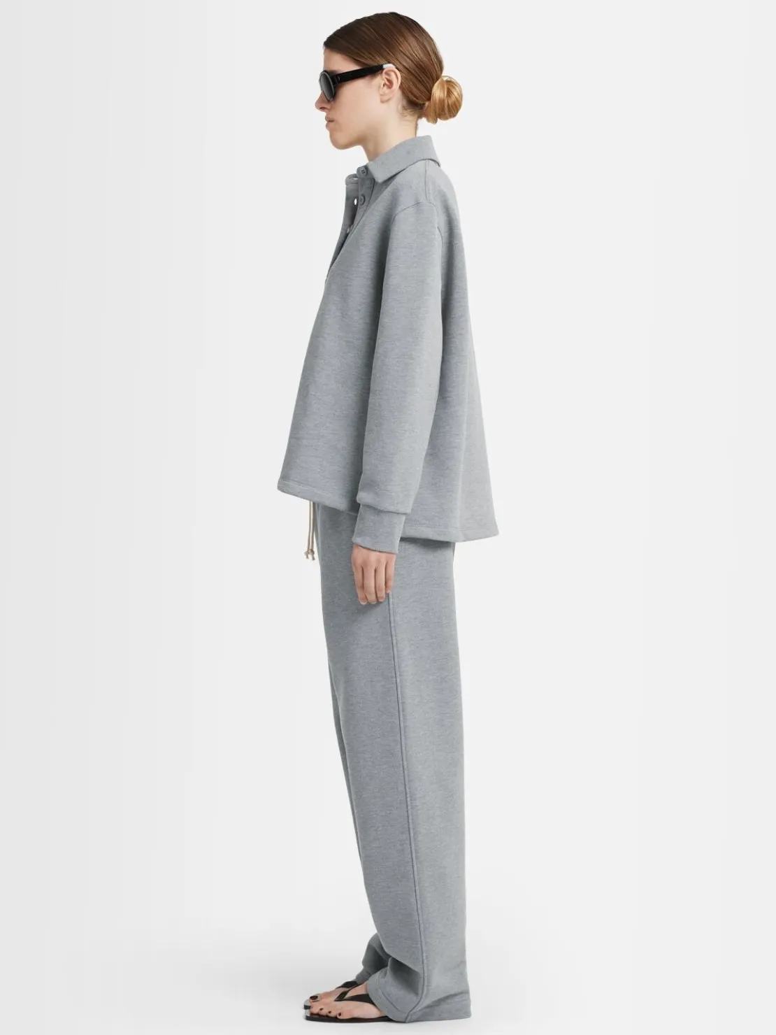 Pantaloni Eva in felpa di cotone