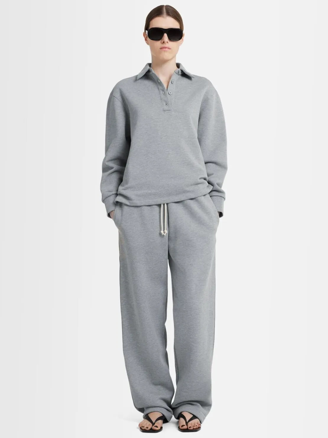 Pantaloni Eva in felpa di cotone