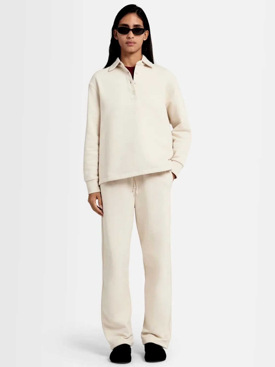 Pantaloni Eva in felpa di cotone