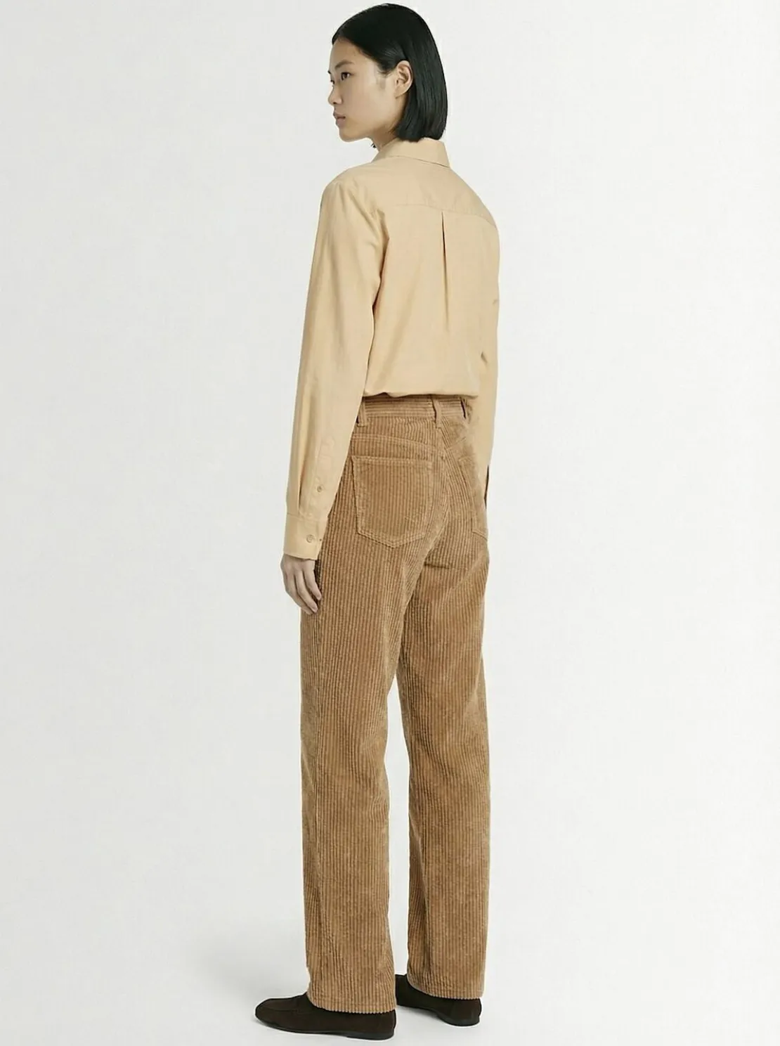 Pantaloni gamba ampia Clair in misto lana