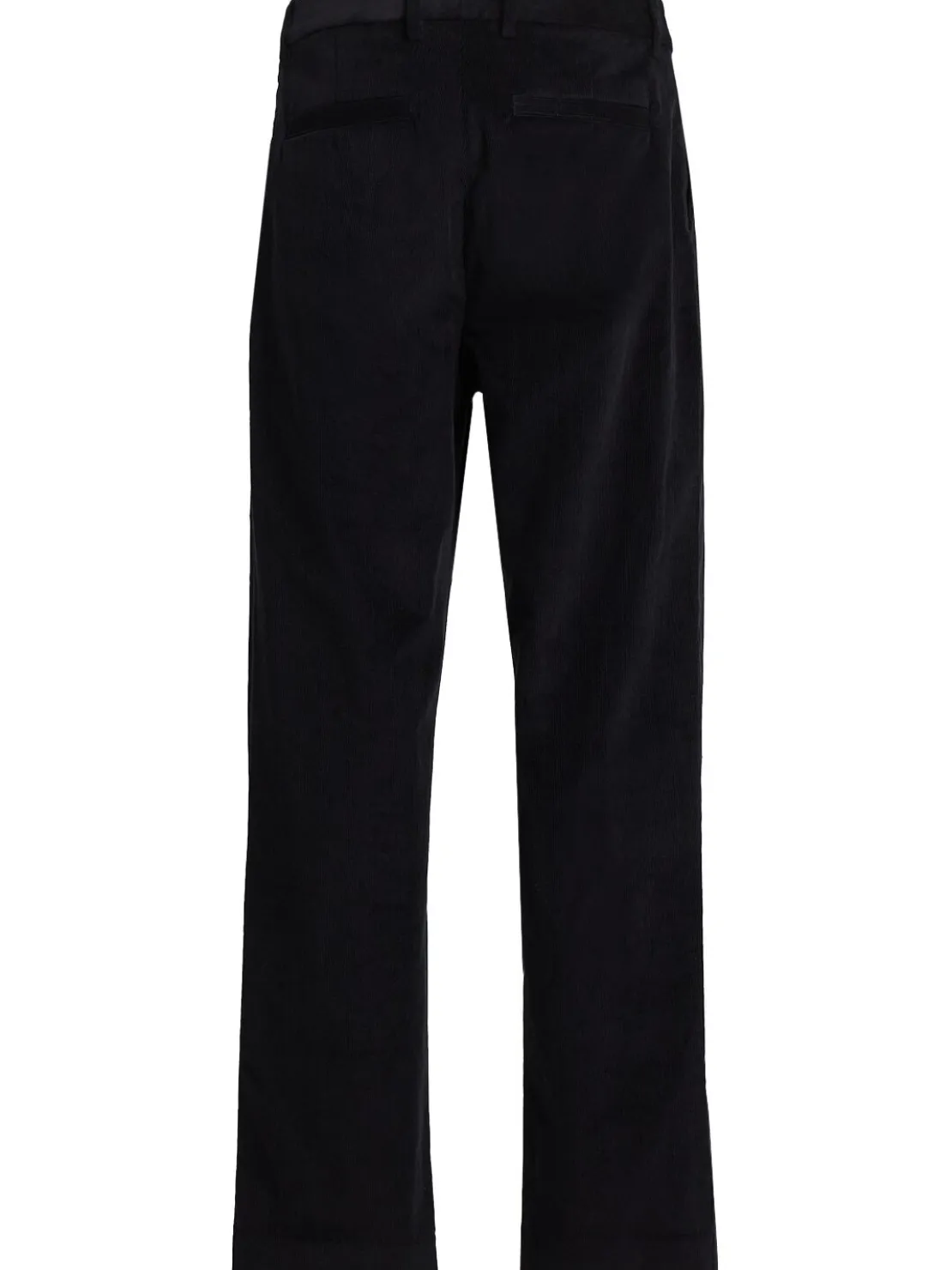 Pantaloni gamba dritta in misto cotone a costine