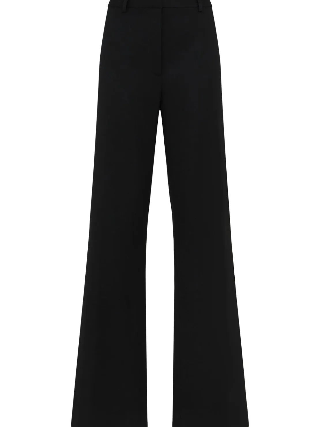 Pantaloni gamba dritta Malika in twill di lana