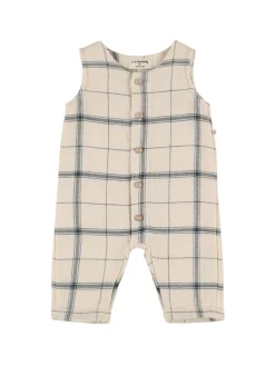 Pantaloni in cotone check