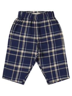 Pantaloni in cotone check