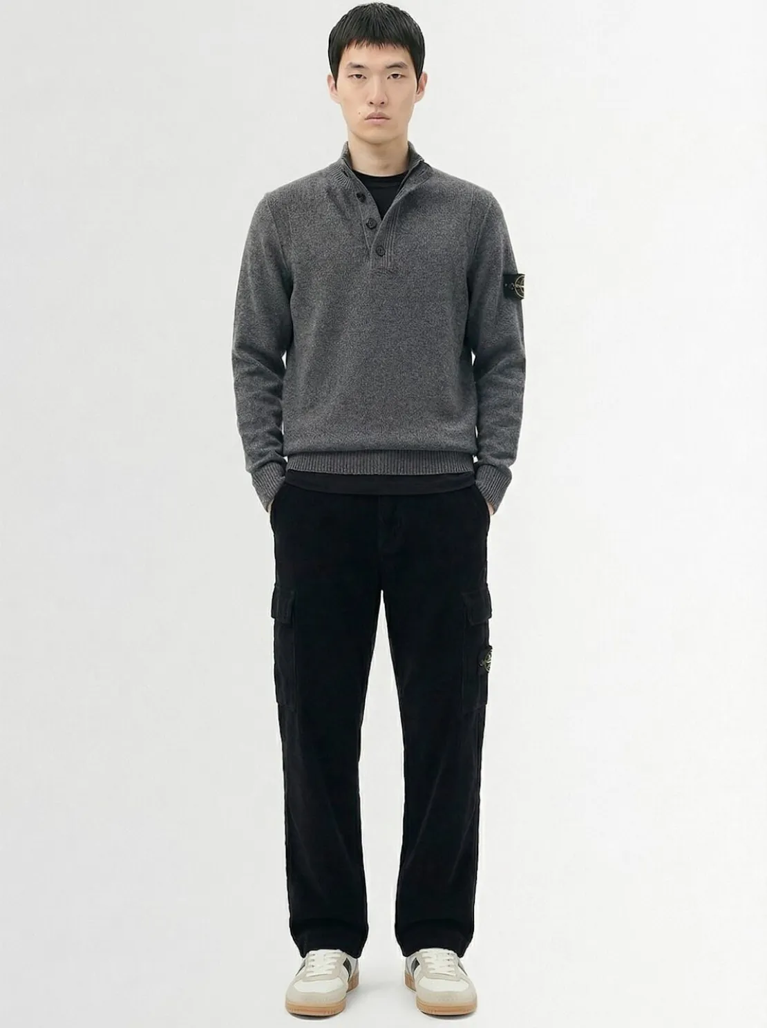 Pantaloni in cotone millerighe