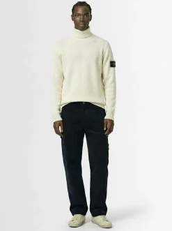 Pantaloni in cotone millerighe