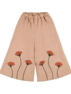 Pantaloni in cotone stampato