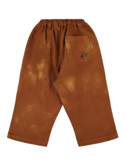 Pantaloni in cotone stampato