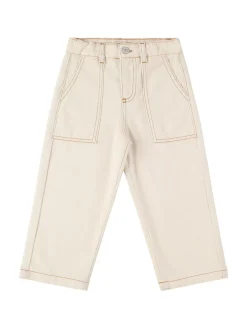 Pantaloni in denim di cotone
