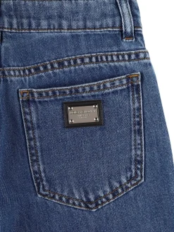 Pantaloni in denim di cotone