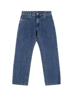 Pantaloni in denim di cotone