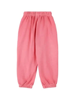 Pantaloni in felpa di cotone con logo