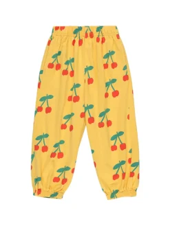 Pantaloni in felpa di cotone con stampa Cherry