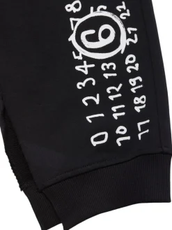 Pantaloni in felpa di cotone stampata