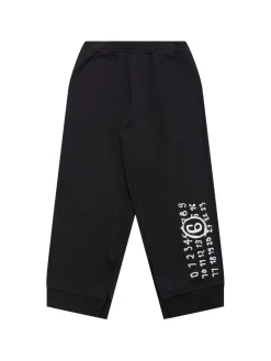 Pantaloni in felpa di cotone stampata