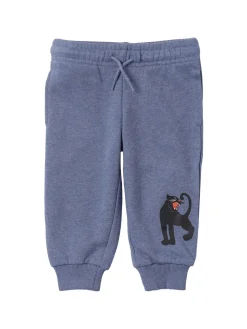 Pantaloni in felpa di cotone stampata
