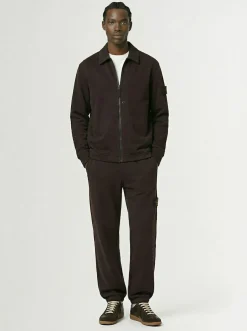 Pantaloni in felpa di lana e cotone