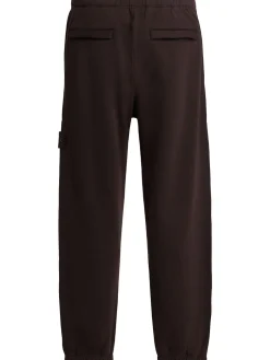 Pantaloni in felpa di lana e cotone