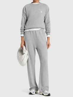 Pantaloni in felpa di misto cotone