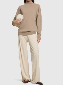 Pantaloni in jersey di viscosa