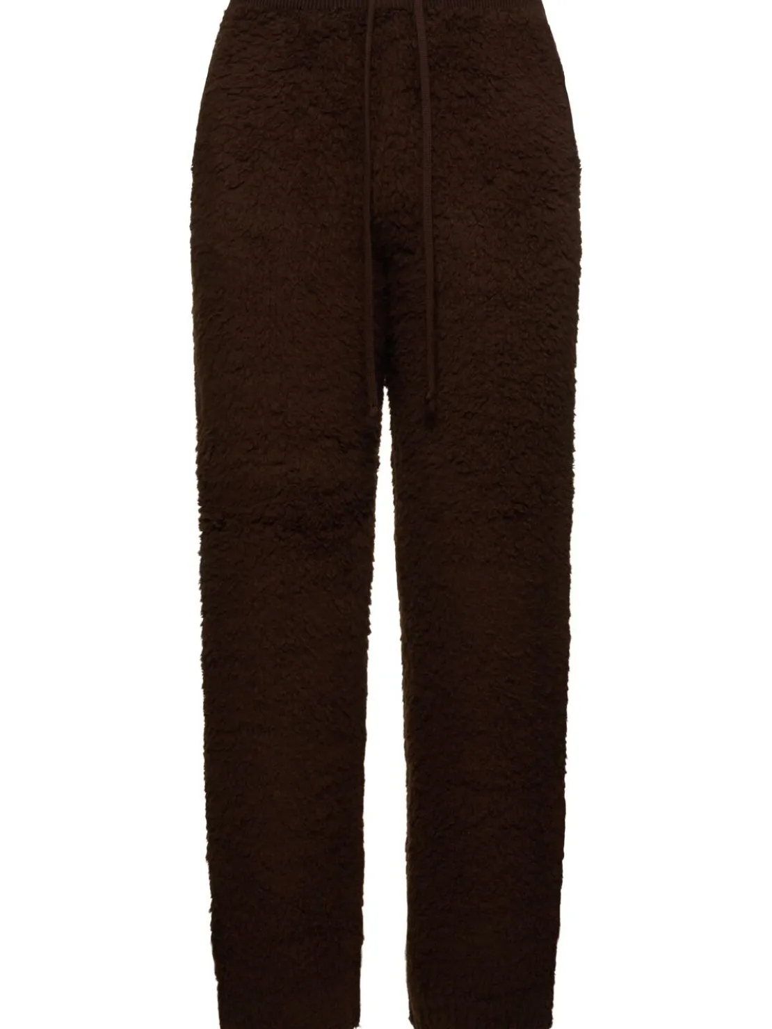 Pantaloni in maglia di misto lana