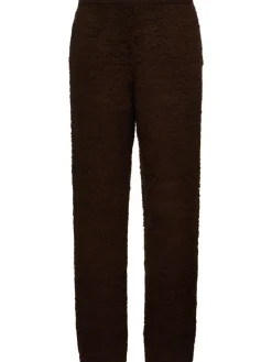 Pantaloni in maglia di misto lana