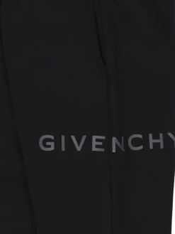 Pantaloni in misto cotone con ricamo
