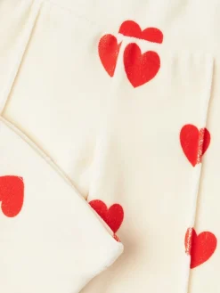 Pantaloni in misto cotone stampato