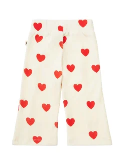 Pantaloni in misto cotone stampato