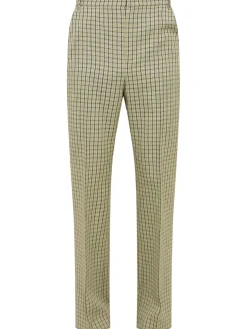 Pantaloni in misto lana con pinces