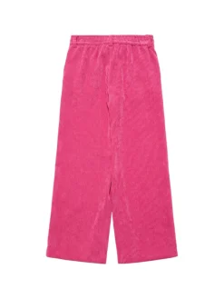 Pantaloni in misto poliestere millerighe