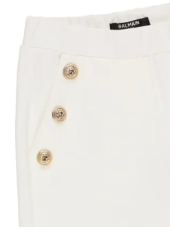 Pantaloni in misto viscosa punto milano