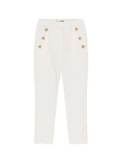 Pantaloni in misto viscosa punto milano