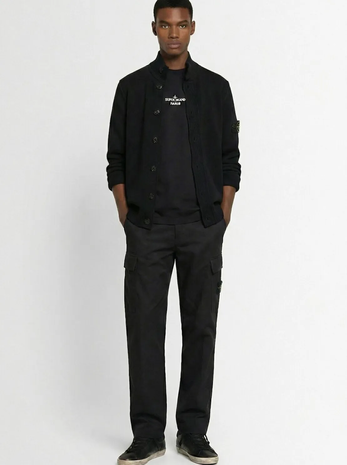Pantaloni in tela di cotone