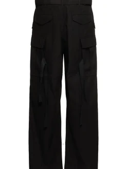 Pantaloni in twill di cotone