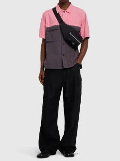 Pantaloni in twill di cotone