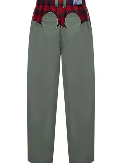 Pantaloni larghi chino