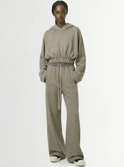 Pantaloni larghi in jersey