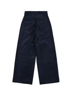Pantaloni larghi in millerighe