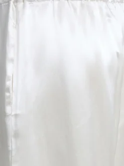 Pantaloni larghi in raso