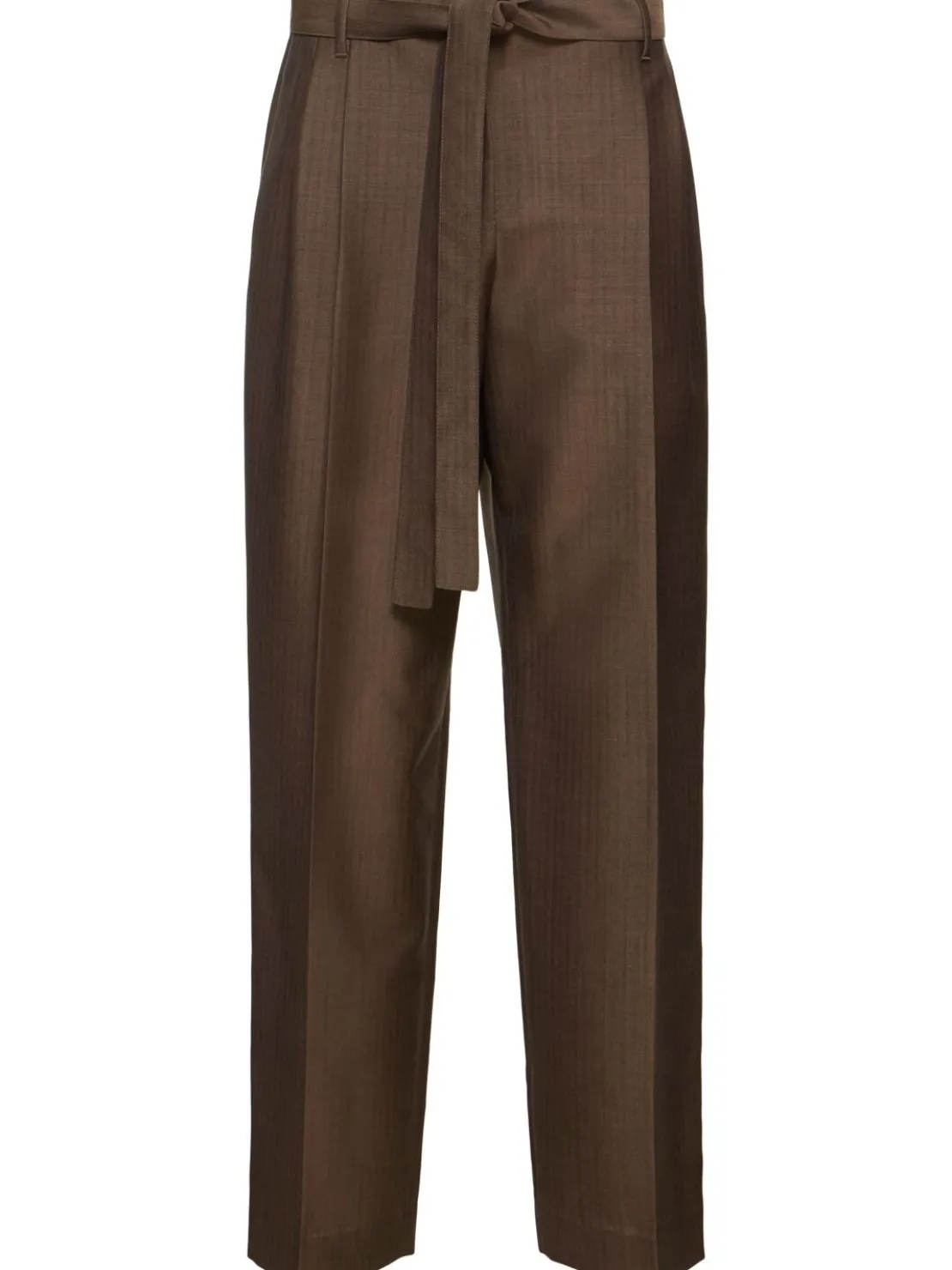 Pantaloni larghi Lonan in mohair e lana