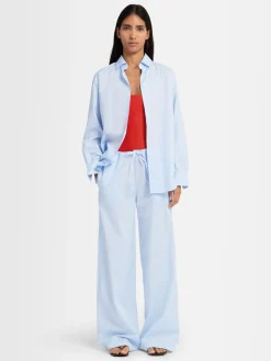 Pantaloni Olimpia in twill di cotone