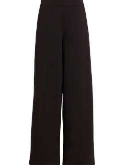 Pantaloni relaxed fit in misto lana