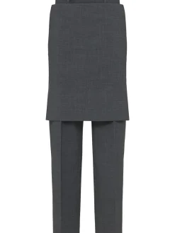 Pantaloni sartoriali con gonna