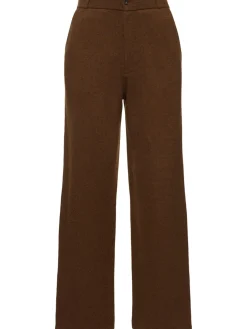 Pantaloni sartoriali in maglia di cashmere