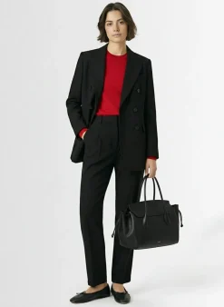 Pantaloni sartoriali svasati Otto in lana