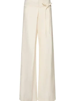 Pantaloni scultorei in misto cotone