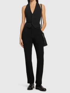 Pantaloni slim fit Ursu in viscosa