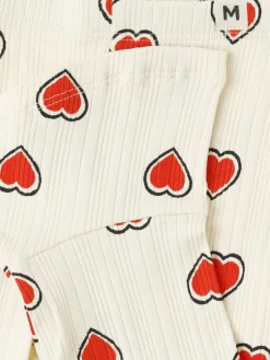 Pantaloni svasati in misto cotone stampato