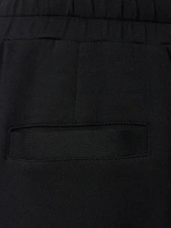 Pantaloni vita alta in felpa